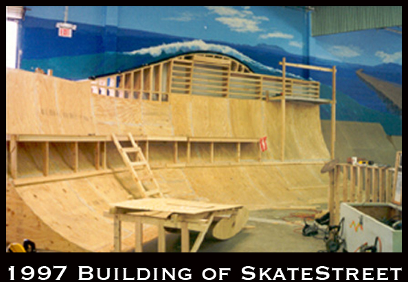 1997 Building of Skatestreet in Ventura, California